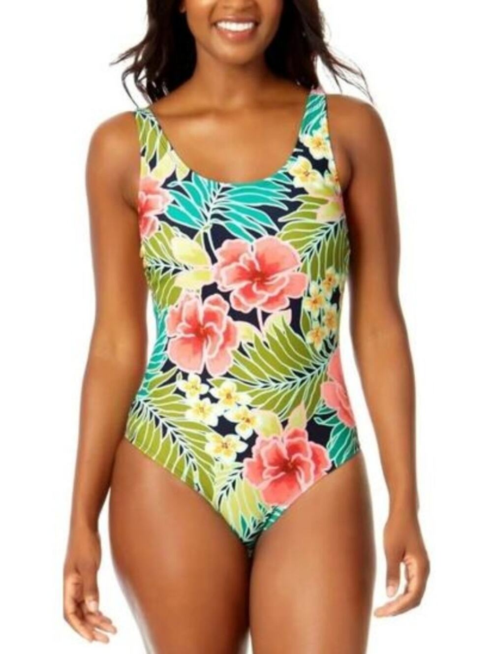 Hurley One Piece Floral Print Swimsuit